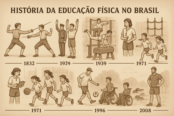 A História e Evolução da Educação Física no Brasil